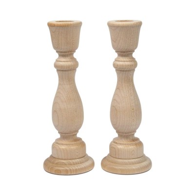 Factory Custom Candlesticks  Unfinished Wooden Candle Holder