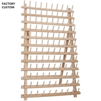 120 Spool/Cone Wood Thread Rack By Factory Direct 2 Sizes Available